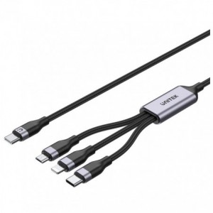 3-IN-1 USB-C TO LIGHTNING / USB-C / MICRO USB MULTI CABLE - 1.5m C14101AGY01-1.5M