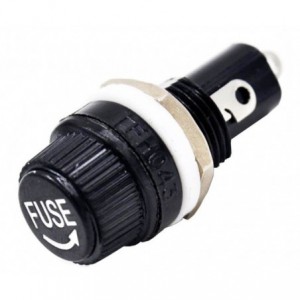 KEYED FUSE HOLDER PANEL MOUNT 5x20mm 250V 10A MF525