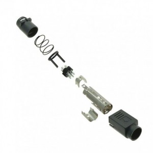 3 Pin Male Inline DIN Connector Unassembled - 03MSOL