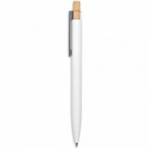 Okiyo Mimo Recycled Aluminum Ball Pen &amp; Pencil Set - Solid White