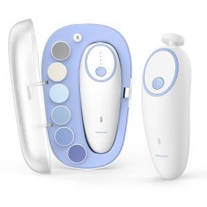 Momcozy Baby Electric Nail File &amp; Trimmer with Night Light &amp; 7 File Pads
