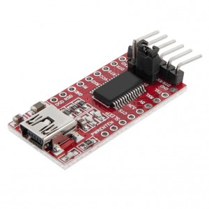 USB mini To Ttl Serial / RS232 Interface Converter Board FT232RL-RED