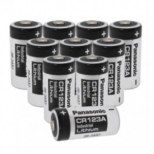BATTERY LiTHIUM 3V 1300Ah 16x34 - 200/BOX CR123A