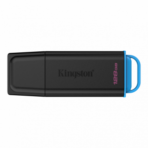Kingston 128GB DataTraveler Exodia USB 3.2 Gen 1 Flash Drive - Black/Blue