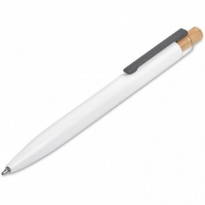 Okiyo Mimo Recycled Aluminum Ball Pen &amp; Pencil Set - Solid White