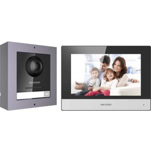 HIKVISION 1-1 Video Intercom Kit with SD Card and 4 Port Switch (DS-KIS602)
