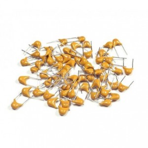 CERAMIC CAPACITOR RADIAL M/L Y5V 330nF 63V P5mm -1000 /BAG CT4-1206Y334M630