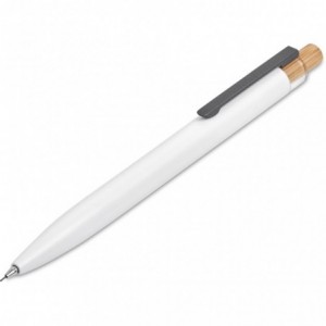 Okiyo Mimo Recycled Aluminum Ball Pen &amp; Pencil Set - Solid White