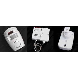 Motion Detector Alarm Kit - Remote Controlled On/Off