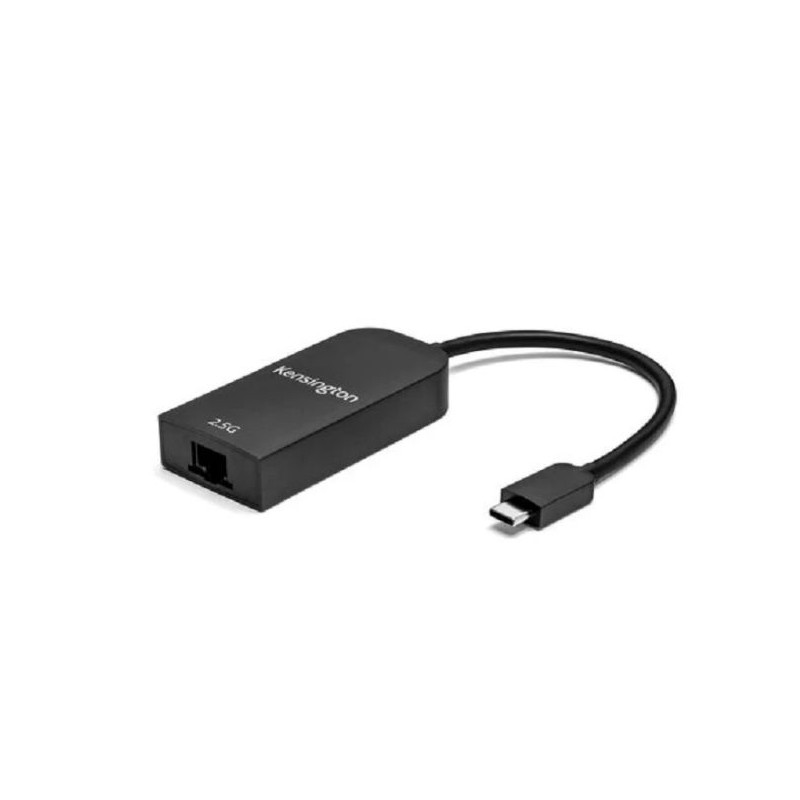 Kensington USB-C to 2.5G Ethernet Adapter - Black - GeeWiz