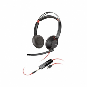 HP Poly Blackwire 5220 Stereo USB-A Wired Black Headset