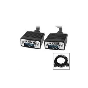 Male to Male 15-Pin DE-15 VGA Cable - 5m