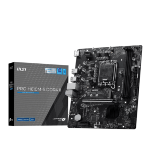 MSI PRO H610M-S DDR4 II LGA1700 M-ATX Motherboard