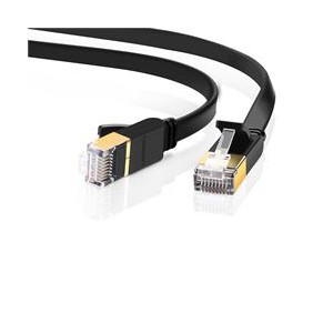 Ugreen 5m CAT7 STP Lan Flat Cable - Black