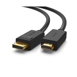 Ugreen 2m Displayport M to HDMI M 4k@30hZ Cable - Black