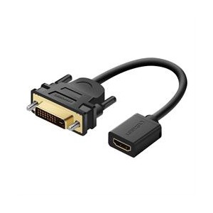 Ugreen DVI-D(24+1) M to HDMI F Adapter - Black