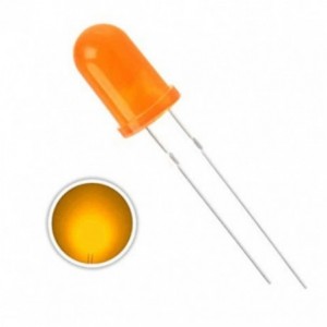 LED 5mm DIFFUSED AMBER 603nm CZ504Y
