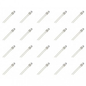 LED 5mm CL-RED 630nM 14Kmcd 30-DEG - 1K/BAG 200829