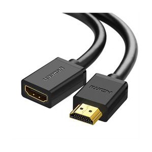 Ugreen 2m HDMI M to F Extension Cable - Black