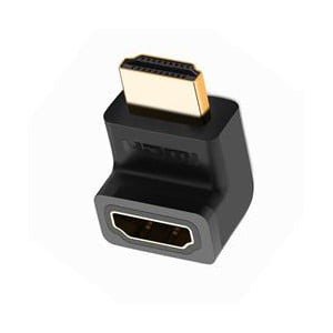Ugreen HDMI 90° degree UP M to HDMI F Adapter - Black