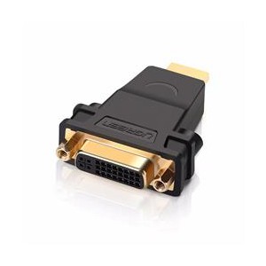 Ugreen HDMI M to DVI-I (24+5) F Adapter -Black