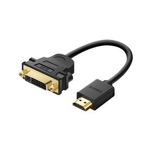 Ugreen HDMI M to DVI-I (24+5) F Adapter - Black