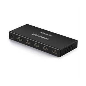 Ugreen 1X4 HDMI 4-Port Amplified Splitter - Black