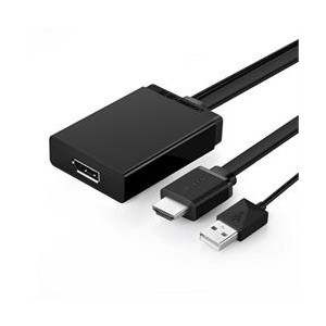 Ugreen HDMI 4Kx2K@30Hz W/USB M to Displayport F Adapter - Black