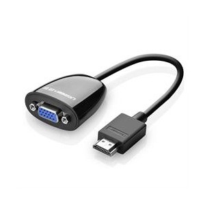 Ugreen HDMI M to VGA F W/O Audio Adapter - Black