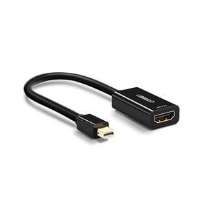Ugreen Mini DisplayPort  M to HDMI M 4Kx2K@30Hz Adapter - Black
