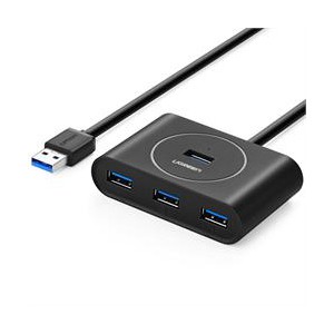 Ugreen USB3.0 to 4 Port USB3.0 Hub - Black