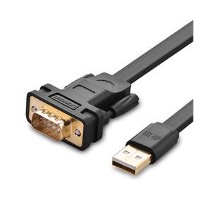 Ugreen USB2.0 M to Serial DB9 RS-232 M Cable - Black