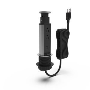 Pop Up Tower | 2 US Outlets- 1 USB-A- 1 USB-C