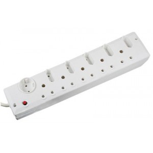 5X16A SA &amp; 5XEURO &amp; 1XSCHUCKO EXTENDER PLUG