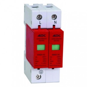 2-Pole (L+N) 230V 40kA Plug-In DIN Surge Arrestor