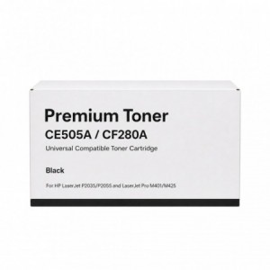 Generic Black Laser Toner Cartridge for HP CE505A / CF280A