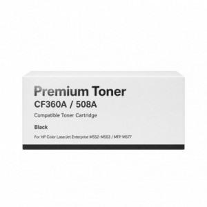Generic HP 508A Black Laser Toner Cartridge (CF360-508A)