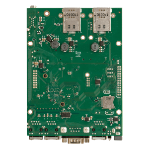 MikroTik RouterBOARD M33G with 3 Gigabit LAN  2 MiniPCI-e  2 Sim slot  USB 3.0  PoE in