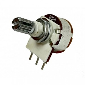 Potentiometer S/T Lin 16MM 200K With Switch R1611S-2A1-B200K-GP (insu)