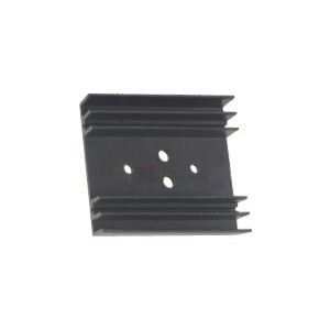 Medium TO3 Black Heat Sink 68x32x22 - SL7133