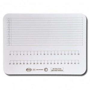 Writing Slate Marker Board Double Sided WB24 297X210MM PACK Of 10