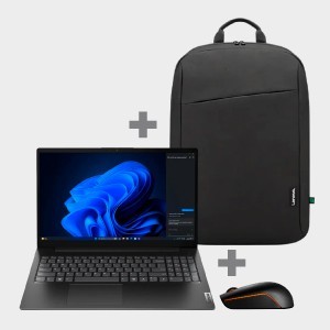 Lenovo V15-IRU i3-1315U 8GB Base DDR5 256GB SSD M.2 2242 QLC G4 Integrated Windows 11 Pro 64 15.6" FHD TN HD Cam Wi-Fi AX 2x2+Bluetooth 3 Cell 38Whr 65W 3PIN-ZA KB US-ENG 1 Year Carry-in + Lenovo 16''