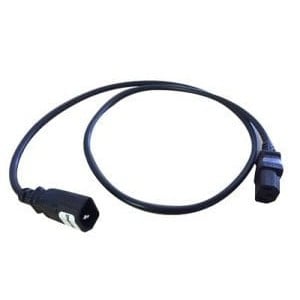 Power Cord - Kettle Cord (C13) Male-Female Extension Cable, 1 Meter
