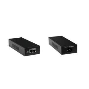 Gigabit Power over Ethernet (PoE) 52V  1.25Amp 65 Watt (2 x RJ45) &amp; Cord.