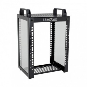LinkQnet 6U 10-Inch 280x200 Mini Open Desktop Rack