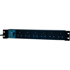 Clearline Surge Protected 6way PDU