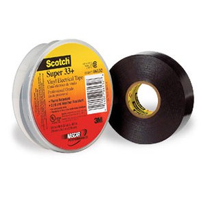 3M Scotch Super 33 Premium Vinyl Electrical Tape, 20 Meters, 19mm Wide, UV Resistant