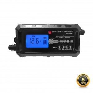 CS Battery Charger 6V/12V 6A Lead Acid &amp; 14.4V 4.5A LiFePO4 CS1206L