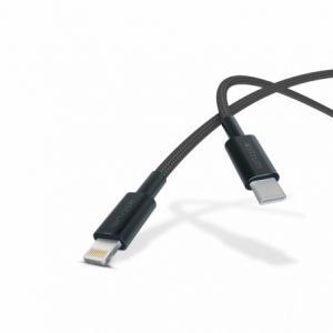 Astrum Braided USB-C to Lightning Cable- 3A- 480Mbps- 1.0m- Black – UCL20B