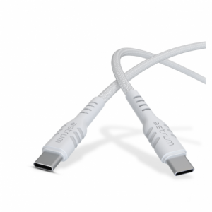 Astrum USB-C 240W EPR PD Cable- E-Marker- White- 2.0m – UCC240B
